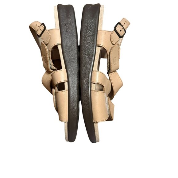 SAS huggy Leather Adjustable Strap Sandals For Women With Comfort Footbed 10 - Picture 5 of 8